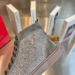 Christian Louboutin Grey Silver Sneaker – CLS054