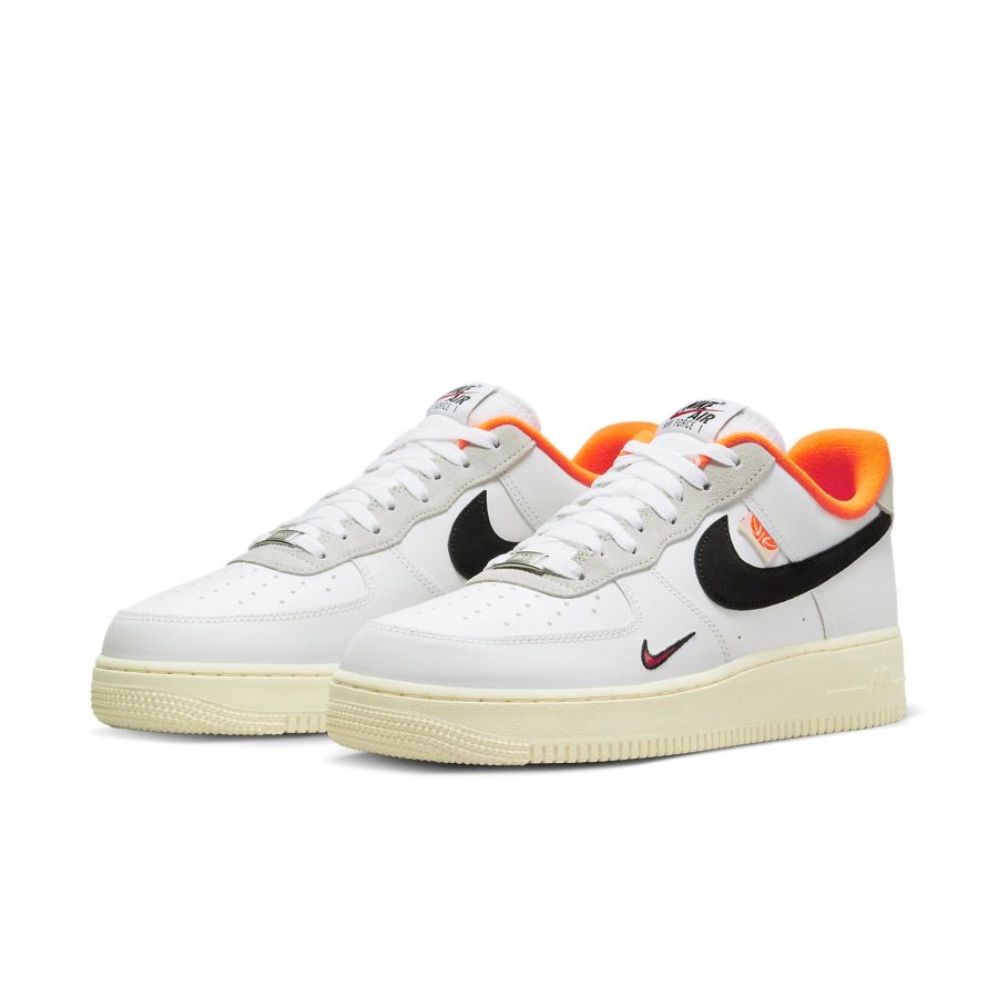 Nike Air Force 1 ’07 LV8 ‘Hoops Pack – White Total Orange’