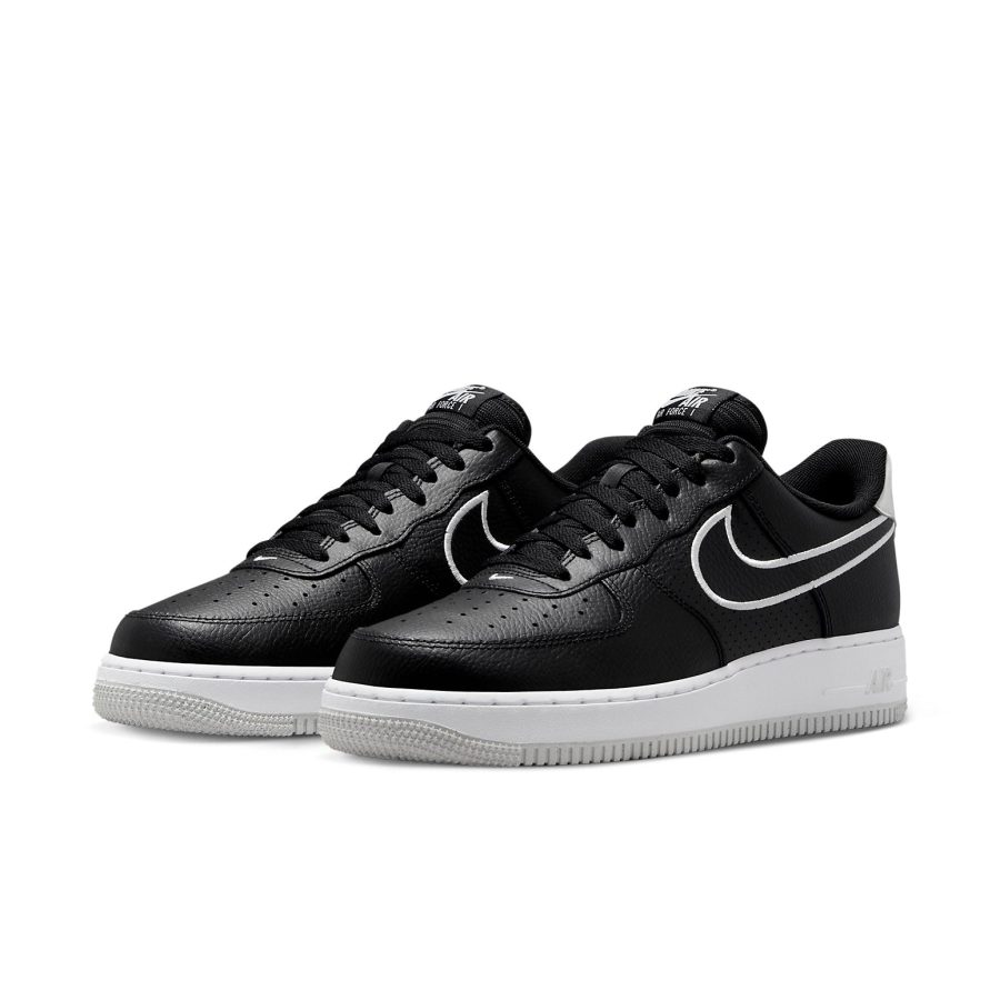 Nike Air Force 1 ’07 ‘Embroidered Swoosh – Black’