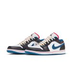 Air Jordan 1 Low ‘White Industrial Blue Siren Red’