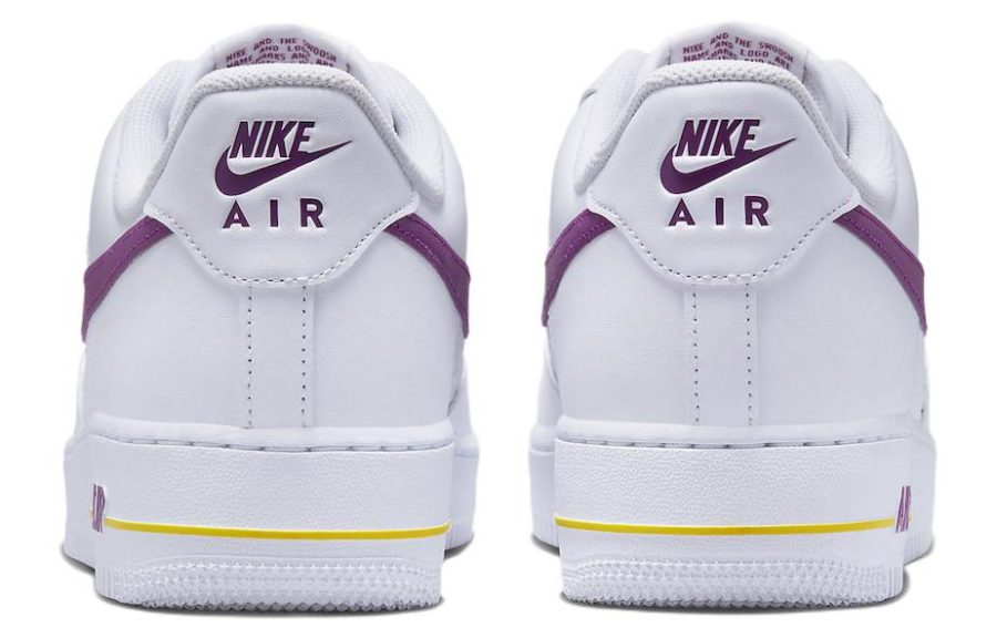 Nike Air Force 1 ’07 ‘Embossed Hoops – Lakers’
