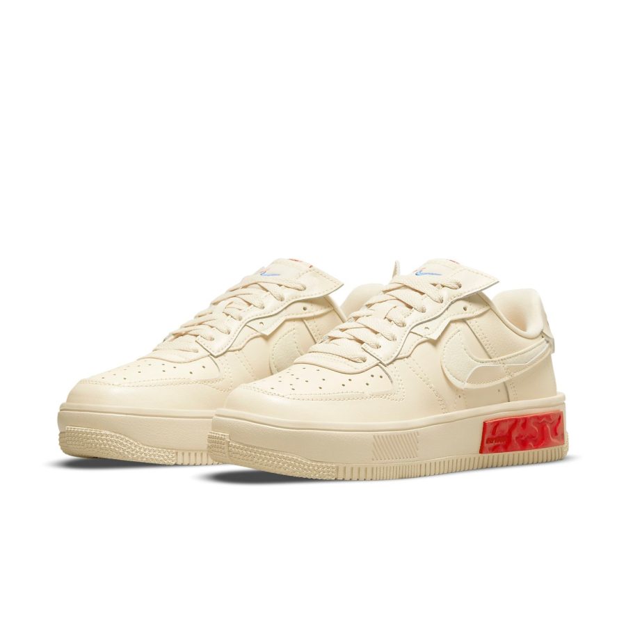 Nike Air Force 1 Fontanka ‘Pearl White University Red’