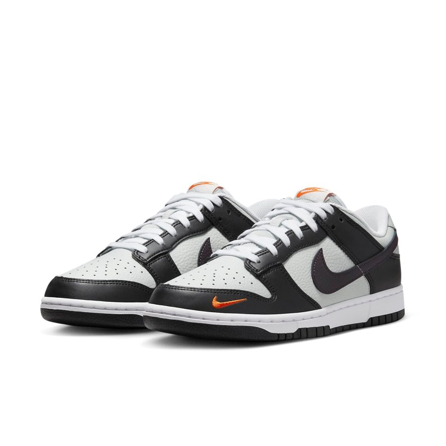 Nike Dunk Low ‘Black Total Orange Mini Swoosh’