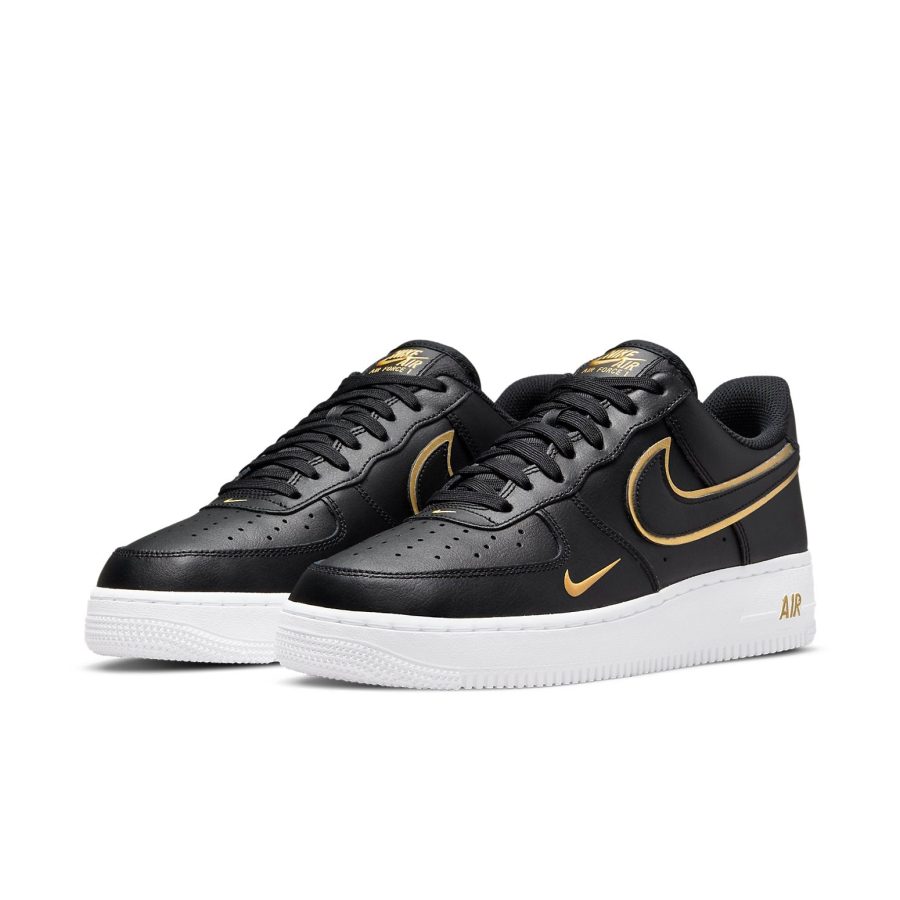 Nike Air Force 1 ’07 LV8 ‘Metallic Swoosh Pack – Black’