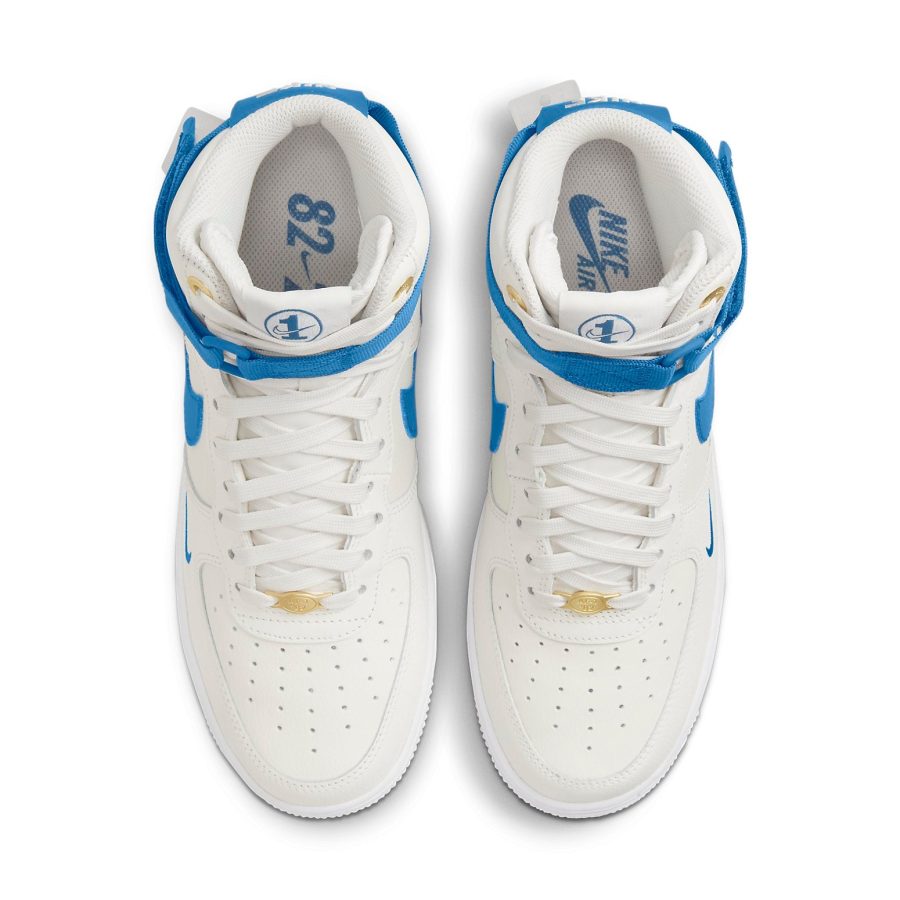 Nike Air Force 1 High SE ’40th Anniversary – Sail Blue Jay’