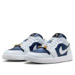 Air Jordan 1 Low SE ‘Football Grey White Gym Red Midnight Navy’