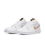 Air Jordan 1 Retro Low ‘White Metallic Gold’
