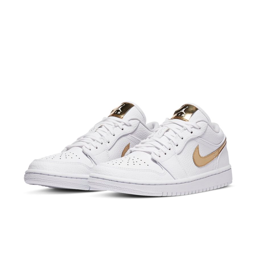 Air Jordan 1 Retro Low ‘White Metallic Gold’