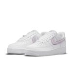 Nike Air Force 1 ’07 Essential ‘Chenille Swoosh – White Lilac’