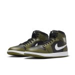 Air Jordan 1 Mid ‘Black Medium Olive’