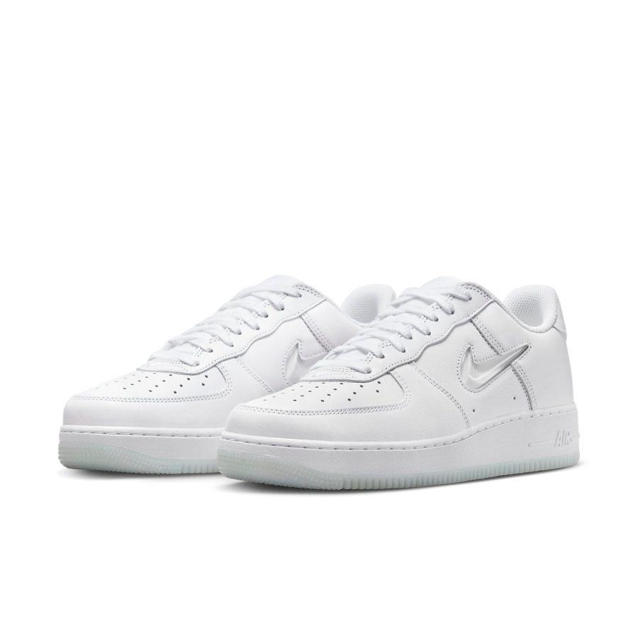 Nike Air Force 1 Low 07 Retro ‘Color of the Month Jewel Swoosh Triple White’