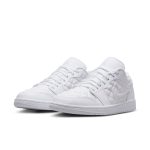 Air Jordan 1 Low ‘Triple White Quilted’