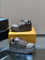 LOUIS VUITTON Maxi Trainers Ebony Black Sneaker – LVS202