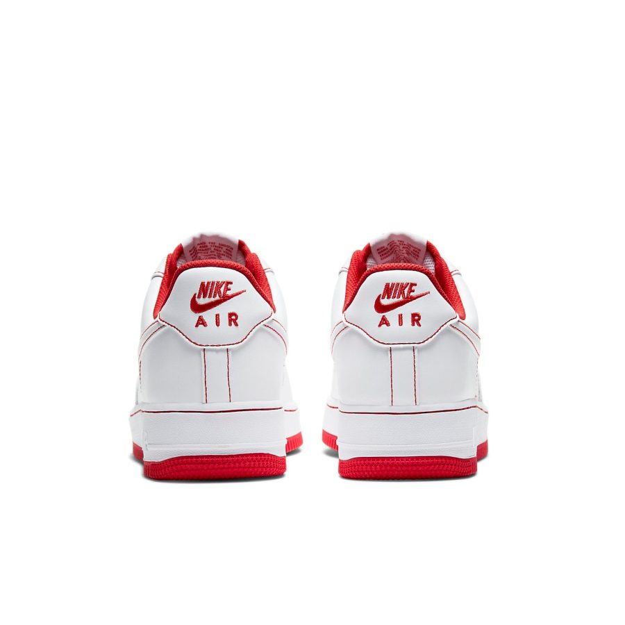 Nike Air Force 1 ’07 ‘Contrast Stitch – White University Red’
