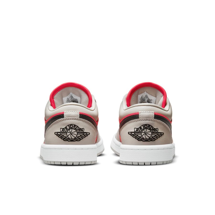 Air Jordan 1 Low ‘Light Iron Ore Siren Red’