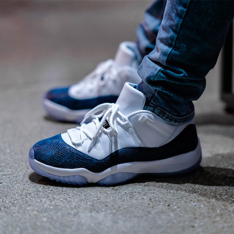 Air Jordan 11 Retro Low ‘Navy Snakeskin’