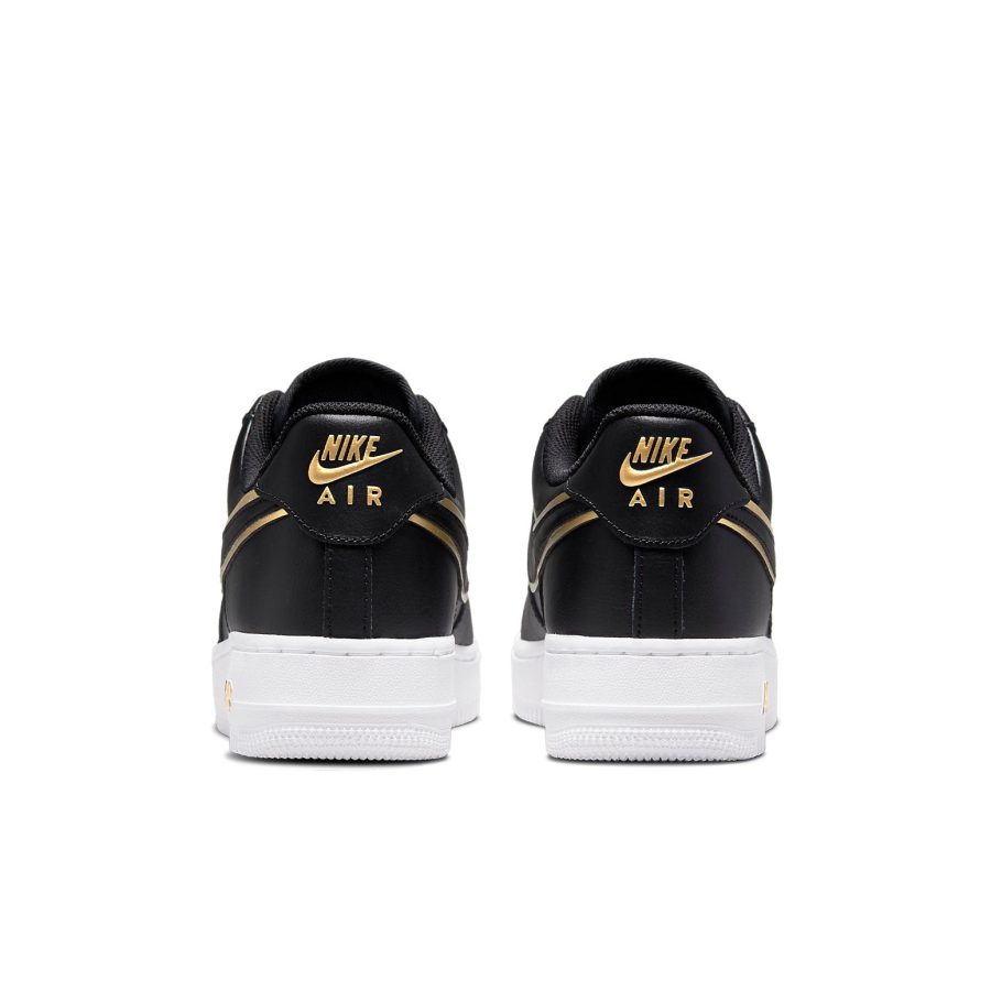 Nike Air Force 1 ’07 LV8 ‘Metallic Swoosh Pack – Black’