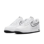 Nike Air Force 1 ’07 ‘Embroidered Swoosh – White Black’