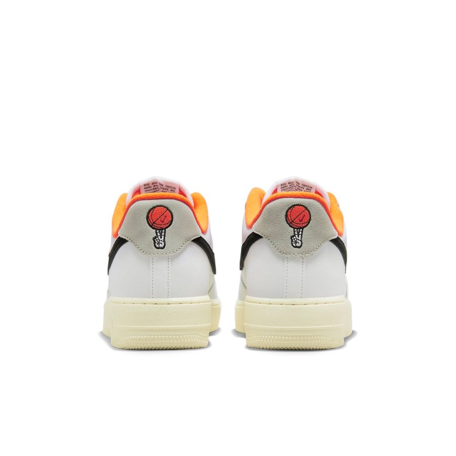 Nike Air Force 1 ’07 LV8 ‘Hoops Pack – White Total Orange’