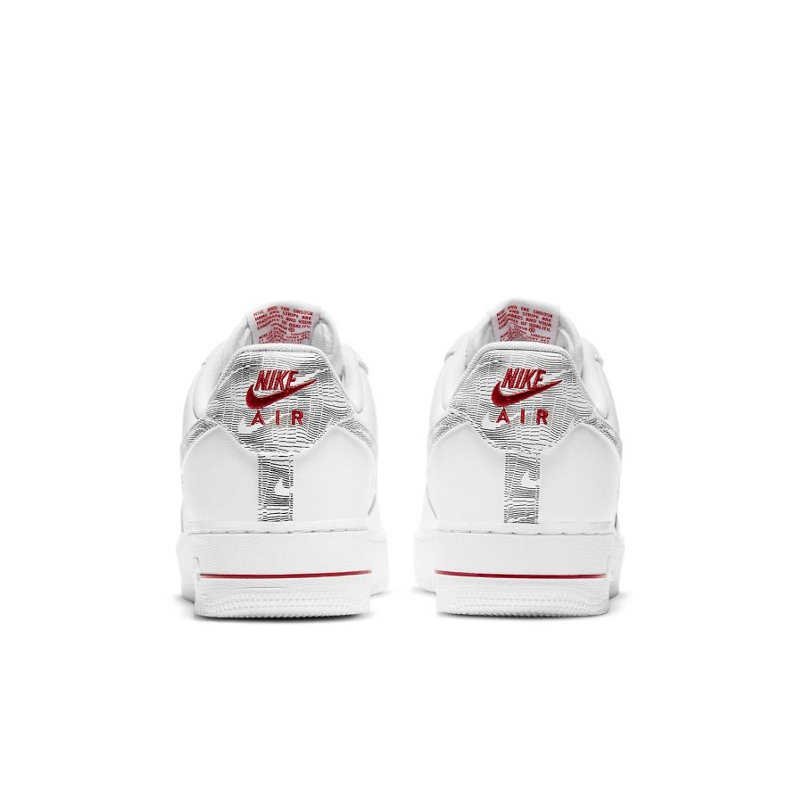 Nike Air Force 1 Low ‘Topography Pack – White University Red’
