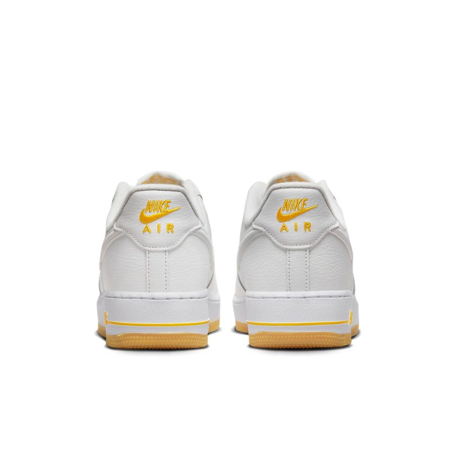 Nike Air Force 1 Low ’07 ‘White University Gold Gum’