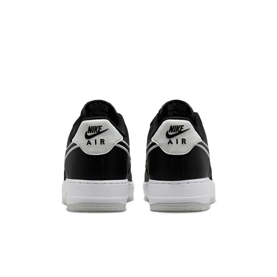 Nike Air Force 1 ’07 ‘Embroidered Swoosh – Black’