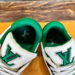 Louis Vuitton Trainer White Green Low Sneaker – LVS204