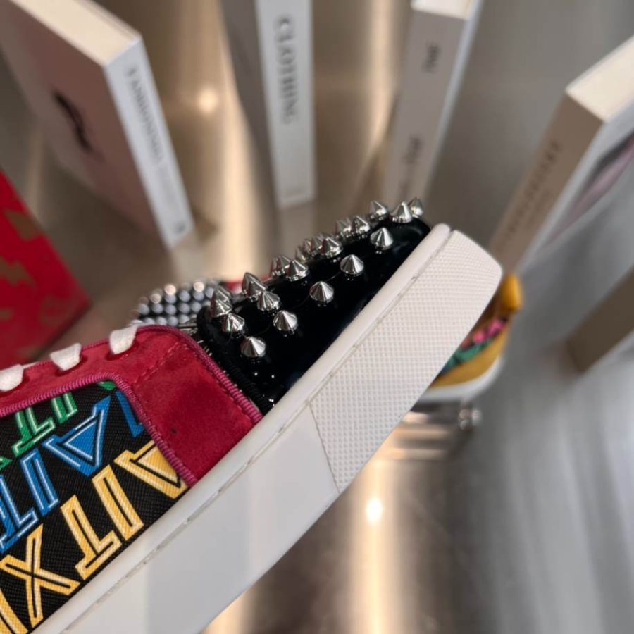 Christian Louboutin Louis Junior Spikes Multicolor Sneaker – CLS043
