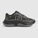Gucci Ripple Splash Black Grey Fabric Sneakers – GCC201