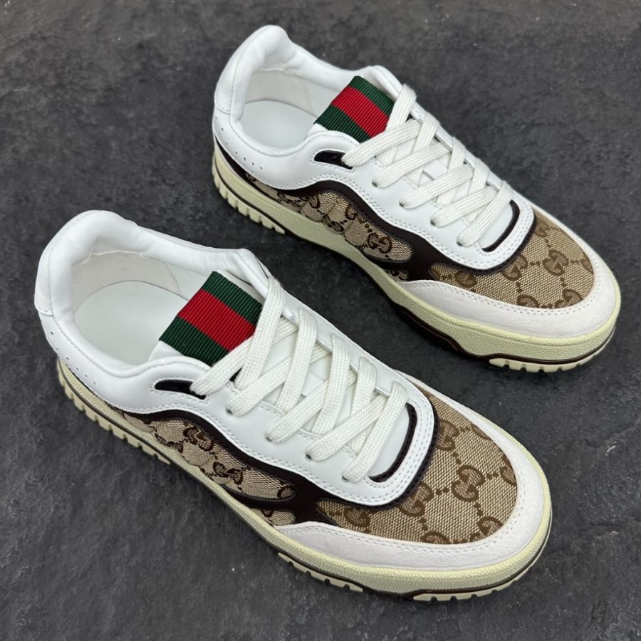 Gucci Re-Web Sneaker ‘GG Canvas – Beige Ebony’ – GCC157