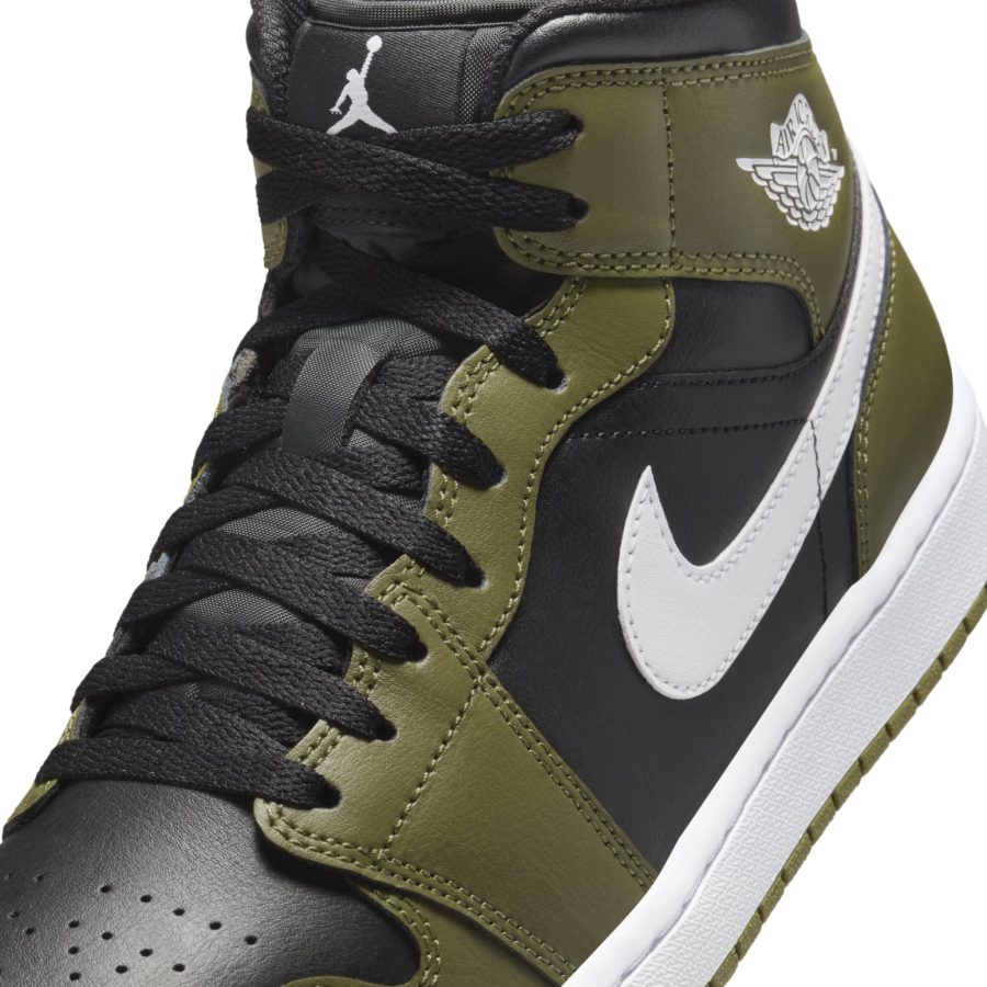 Air Jordan 1 Mid ‘Black Medium Olive’