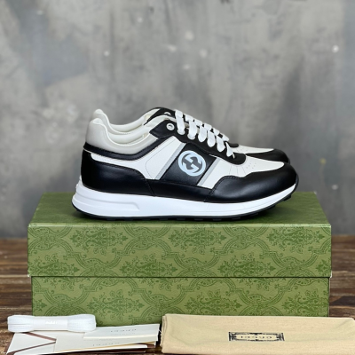 Gucci Leather Low ‘Black White’ Sneaker – GCC167