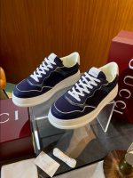 Gucci Lace-up Black White Leather Sneakers – GCC179