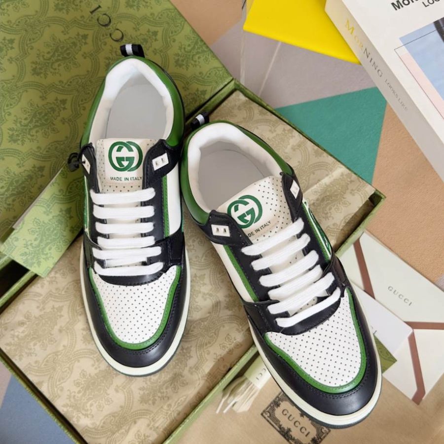 Gucci Screener Green Black White Sneakers – GCC218