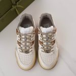 Gucci Breathable Casual Brown White Sneakers – GCC224