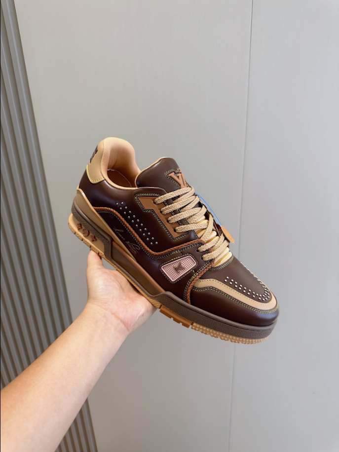 Louis Vuitton LV Trainer Marron Brown Sneaker – LVS207