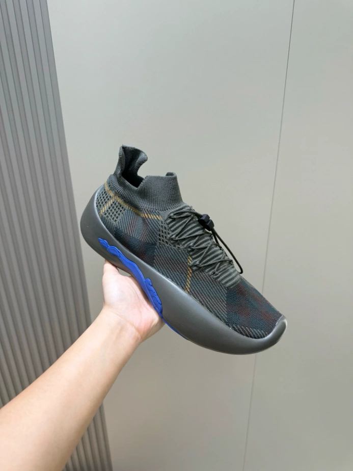 BURBERRY CHECK KNIT NEPTUNE SNEAKERS – BBR054