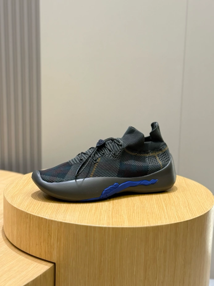 BURBERRY CHECK KNIT NEPTUNE SNEAKERS – BBR054