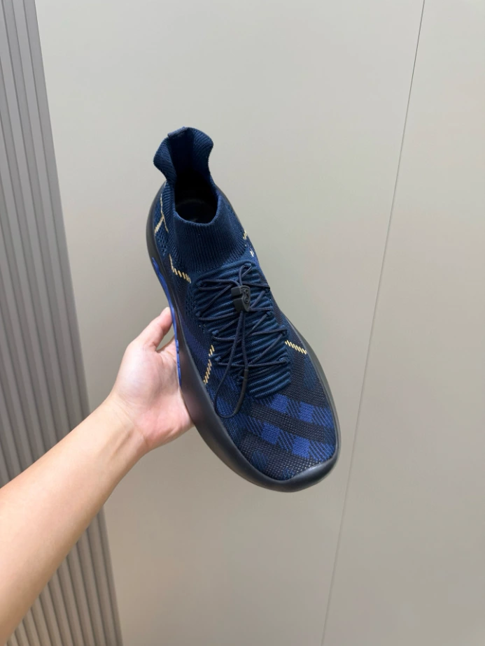 BURBERRY CHECK KNIT NEPTUNE SNEAKERS – BBR056