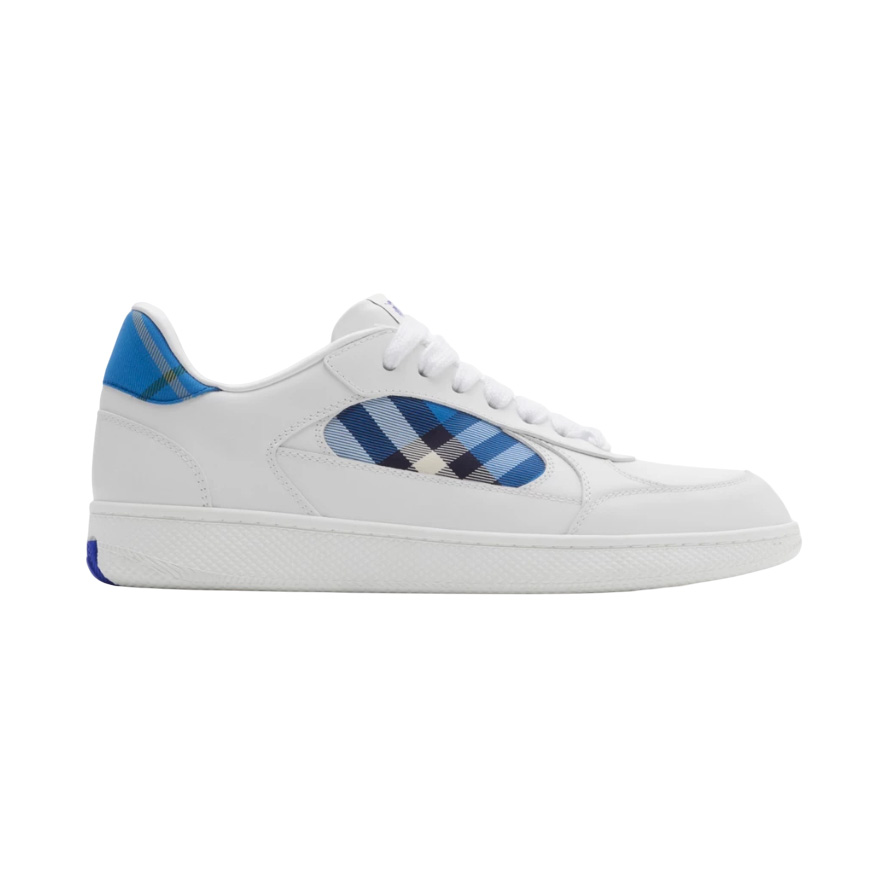 BURBERRY LEATHER AND CHECK TERRACE SNEAKERS – BBR035