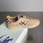 BURBERRY LEATHER AND CHECK TERRACE SNEAKERS – BBR036