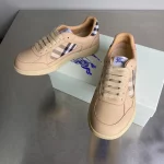 BURBERRY LEATHER AND CHECK TERRACE SNEAKERS – BBR036