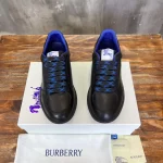 BURBERRY LEATHER STOCK SNEAKERS – BBR087