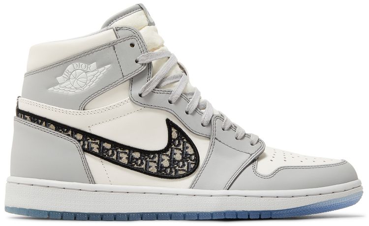 Dior x Air Jordan 1 High OG ‘White Wolf  Grey’