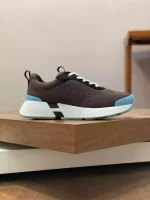 Hermes Heros Sneakers in Black Knit and Black Suede – HM001