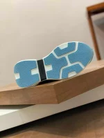 Hermes Heros Sneakers in Black Knit and Black Suede – HM001