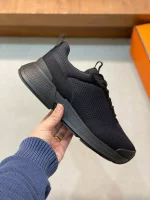 Hermes Heros Sneakers in Noir Technical Knit – HM005