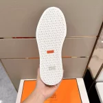 Hermes Men’s Get Sneakers in Beige Suede Leather – HM022