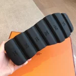 Hermes Men’s Impulse Sneakers in Black Fabric and Leather – HM016