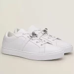 Hermes Women’s Day Sneakers in White Leather – HM065